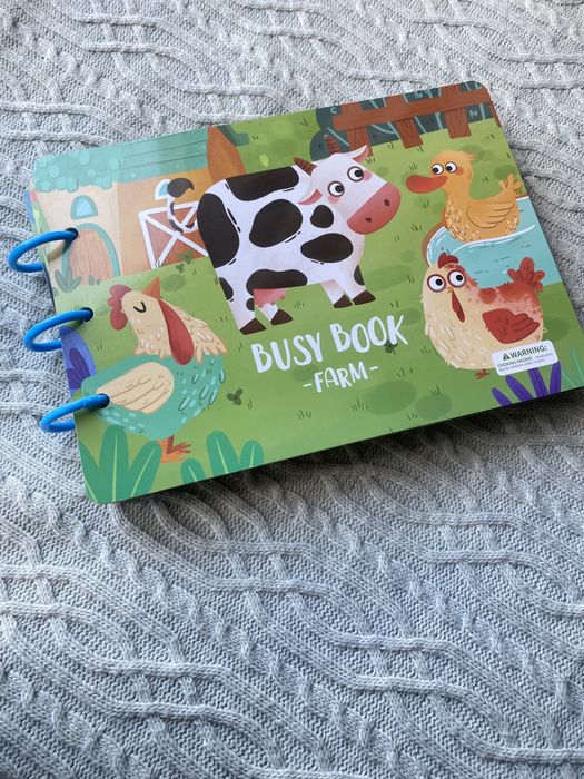 Дитяча книга на липучках