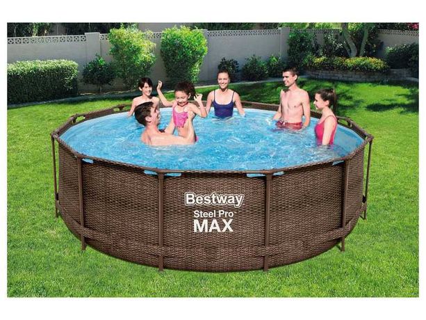 Bestway Basen stelażowy Steel Pro MaxDELUXE SERIES