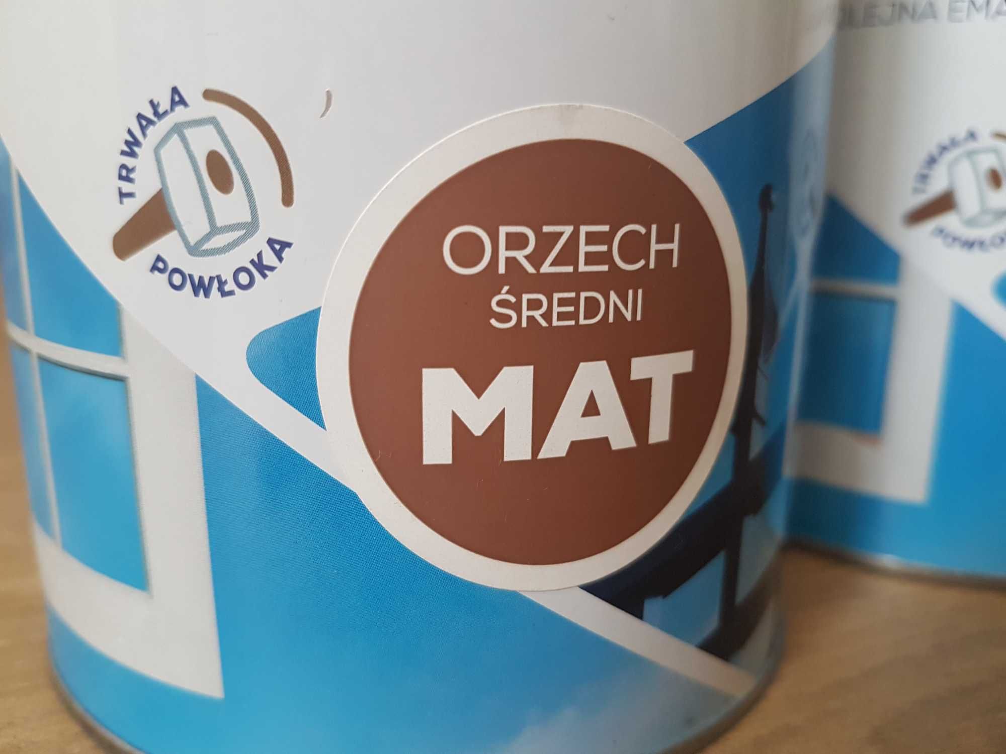 Jedynka farba do drewna i metalu . Orzech średni mat