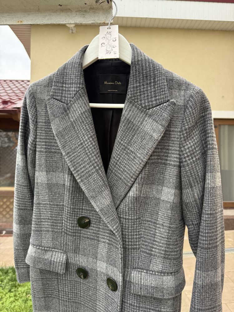 Пальто шерстяне Massimo Dutti 34р в ідеалі!