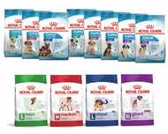 Royal Canin Starter, Puppy, Adult, Mini, Medium, Maxi e Giant 15+5kg