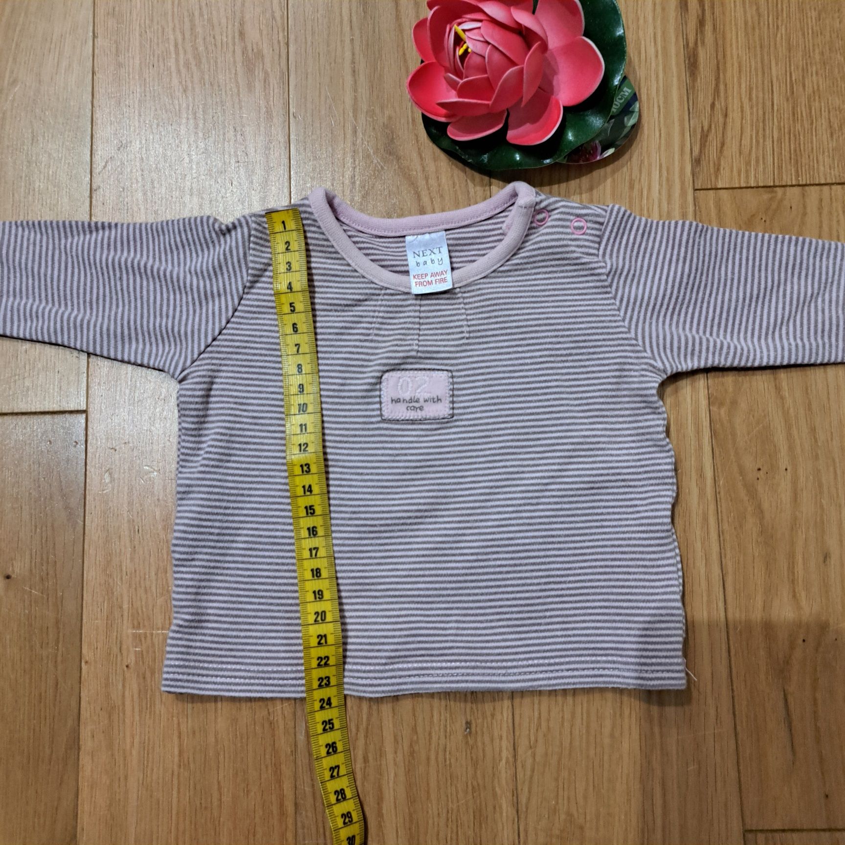 Bluzka, bluza, koszulka, paski, next baby, 56-62
