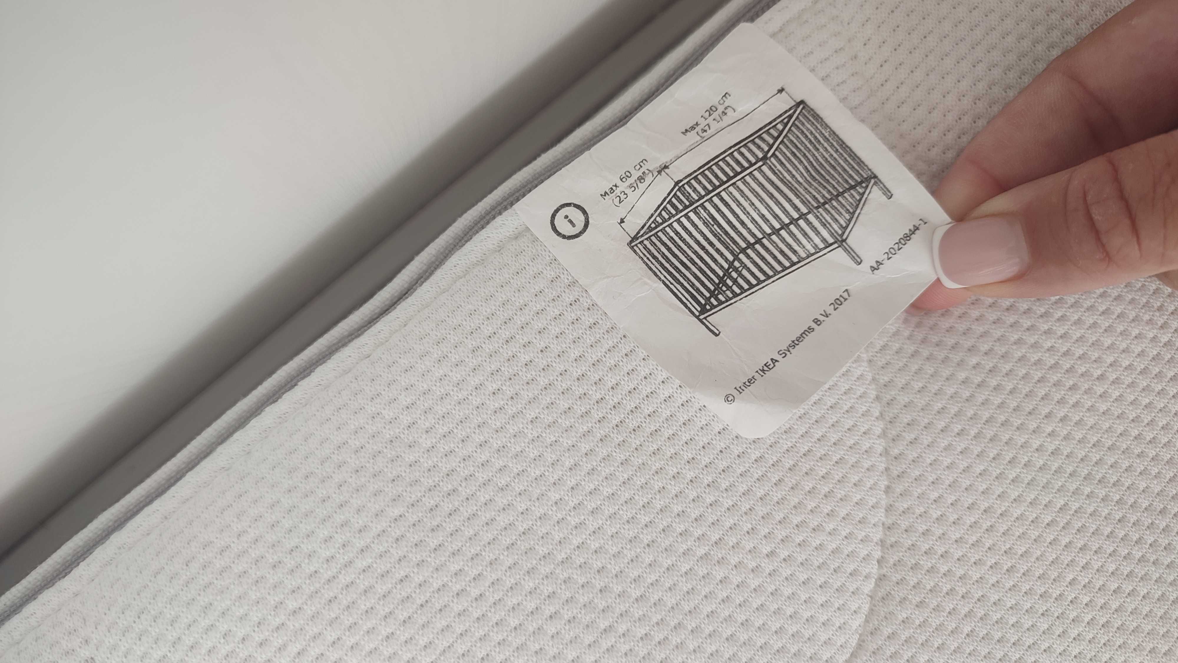Łóżeczko niemowlęce  Ikea Sundvik +materac sprężynowy Jättetrött