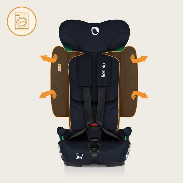 Fotelik samochodowy ISOFIX 9-36kg regulacja oparcia Lionelo Nelly
