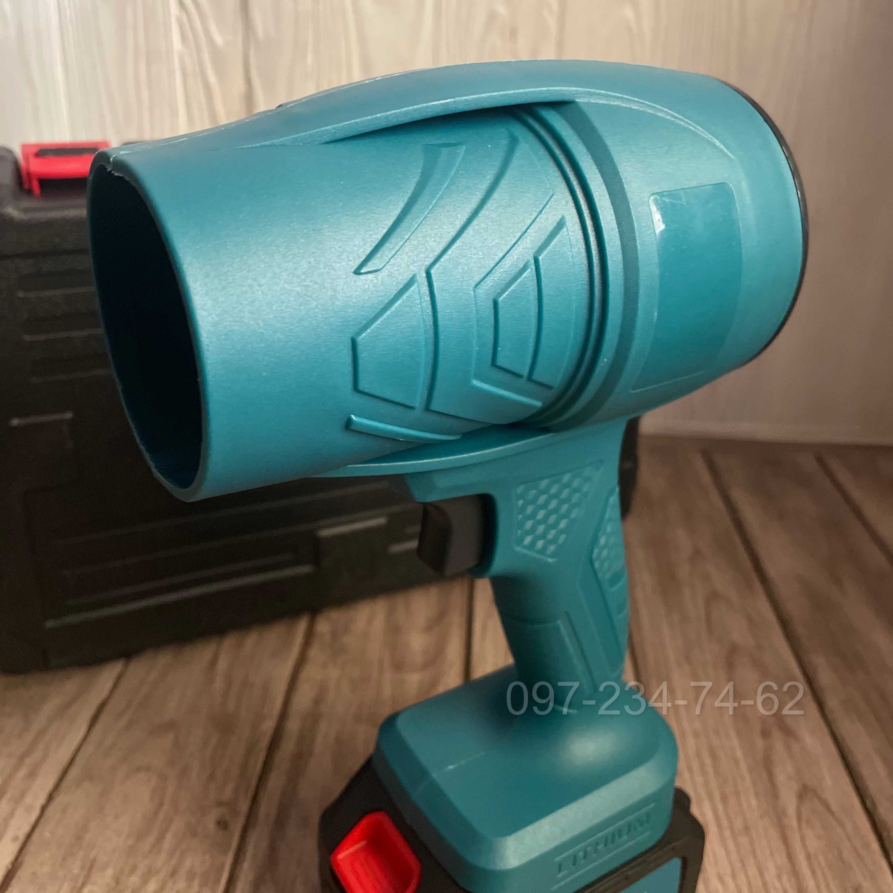 Повітродувка-фен акумуляторна Makita DAS180Z 36V Воздухдувка-фен 2 АКБ