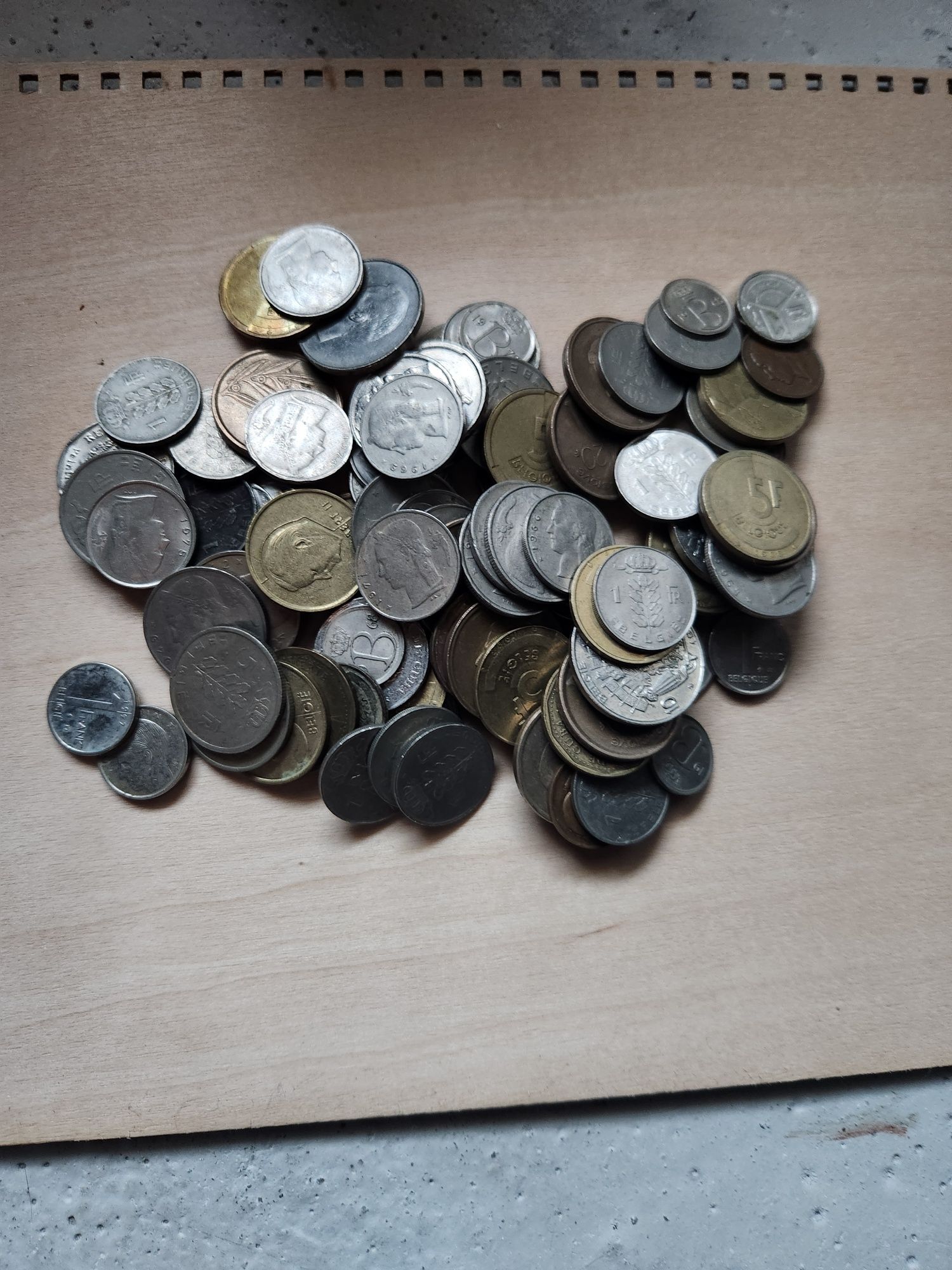 Lote moedas da Bélgica