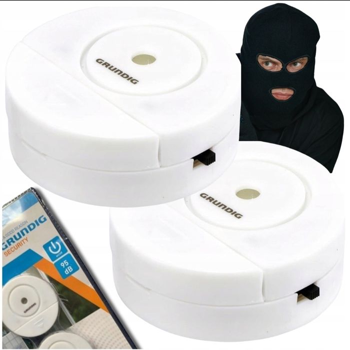 BEZPRZEWODOWY ALLARM do garażu domu CZUJNIK DO DRZWI okien samoprzylep