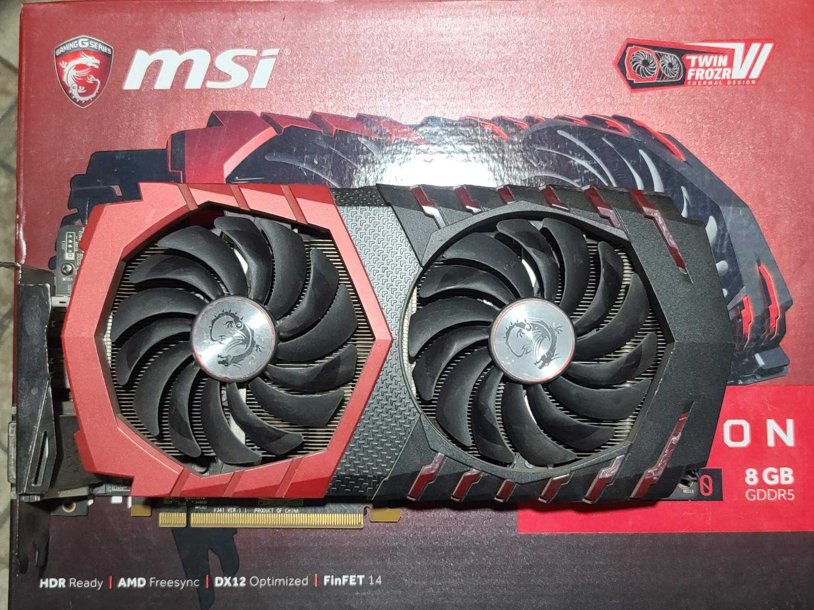 Radeon RX580 8Gb MSI идеал