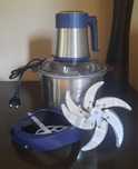 Nowy robot kuchenny 5L, 6 ostrzy,  stal nierdzewna, wielofunkcyjny