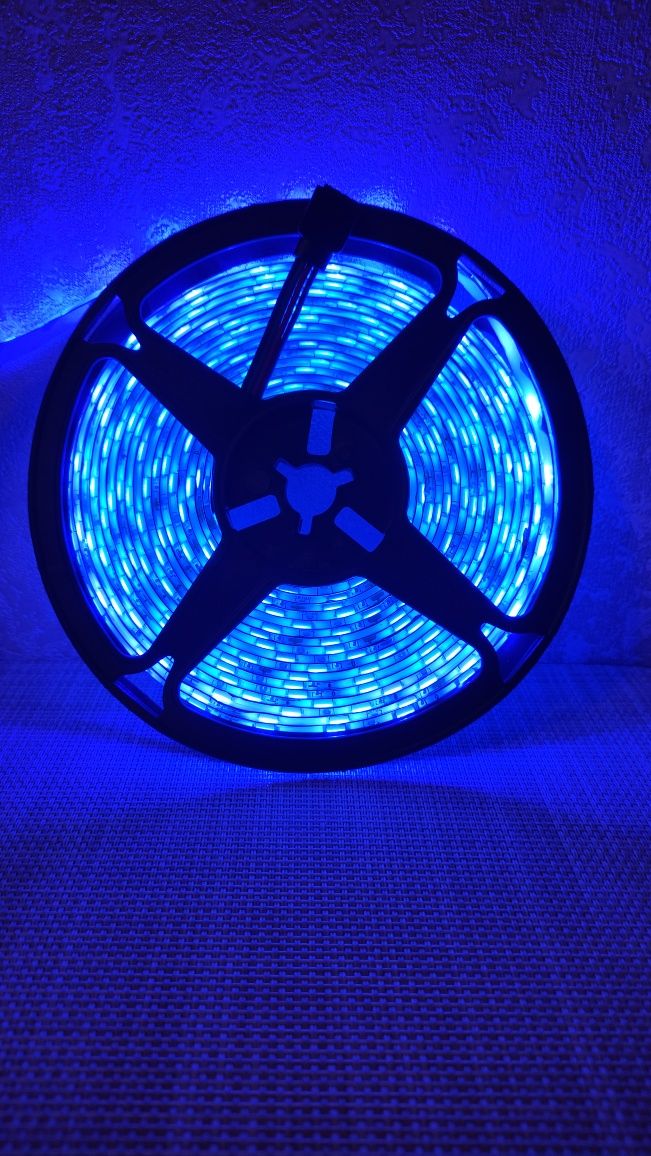 Гнучка світлодіодна стрічка SMD 5050 RGB bluetooth. Світлодіодна лента
