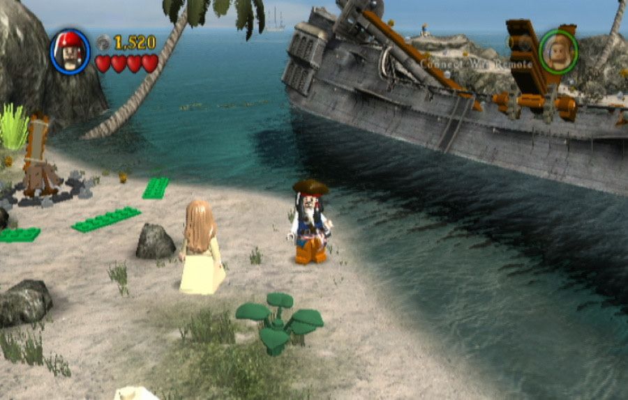 Jogo Wii LEGO Piratas das Caraibas Nintendo