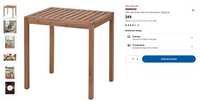 Sprzedam stół ogrodowy IKEA NÄMMARÖ akacja, bejca, nowy