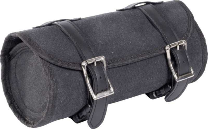 Saco tubo rolo bolsa ferramentas canvas lona chopper cafe mota moto
