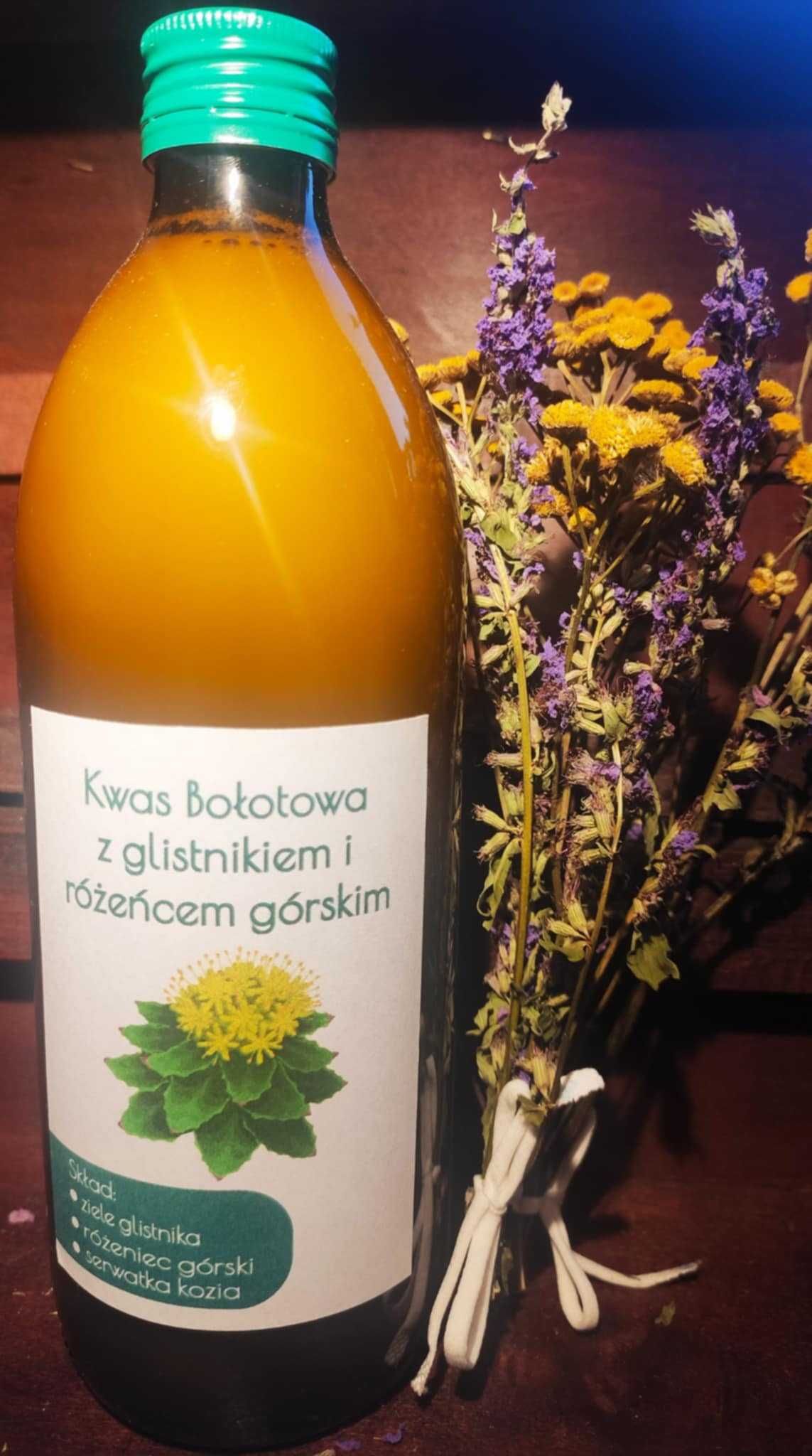 zakwas Bołotowa - enzymy - glistnik i różeniec górski - 2x500 ml