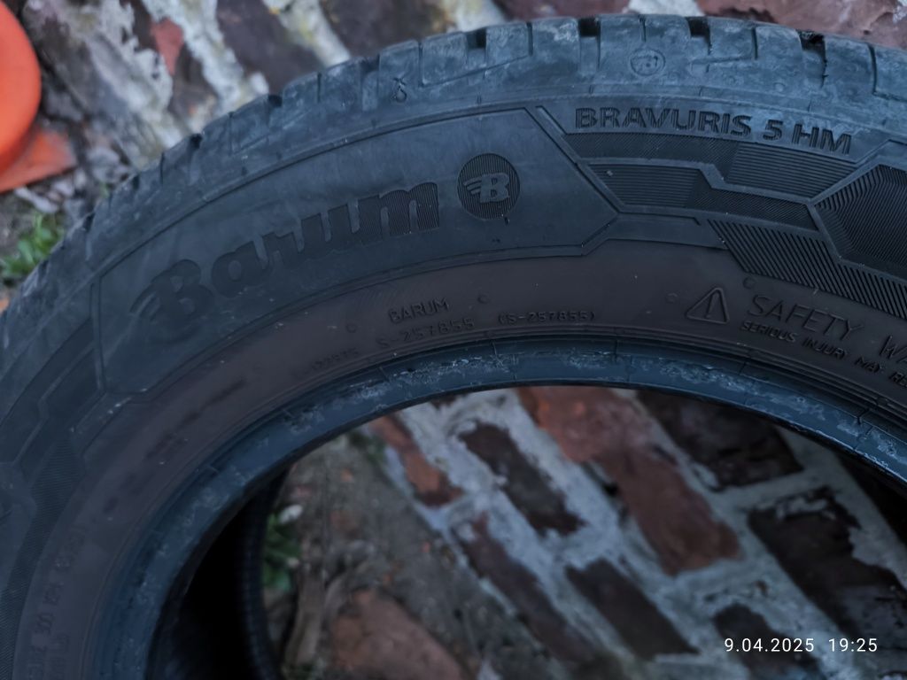 2 Opony letnie  Barum bravuris 5 hm 165/70 r14t