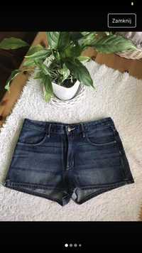 Krótkie spodenki h&m jeansowe dżinsowe lato