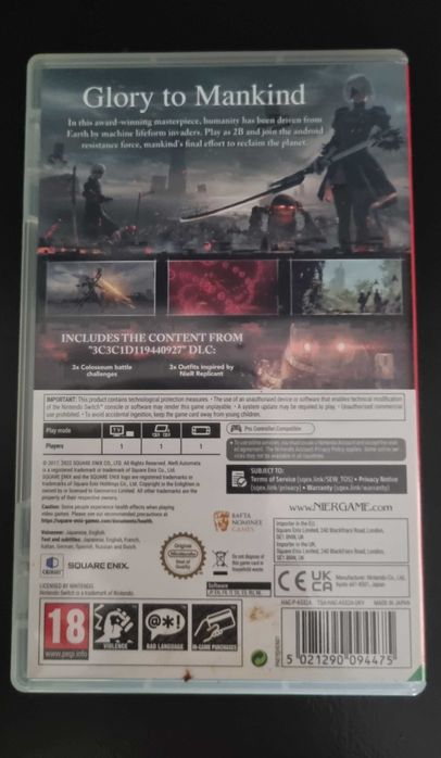 Nier Automata The End of Yorha Edition. Nintendo Switch