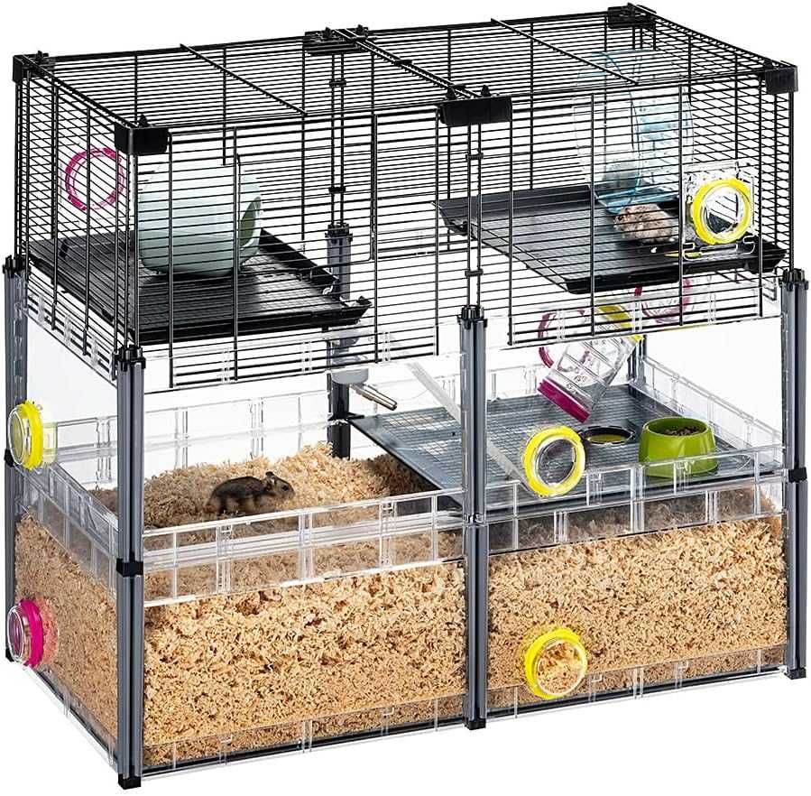 PORTES GRÁTIS - Gaiola Hamster FERPLAST MULTIPLA CRYSTAL