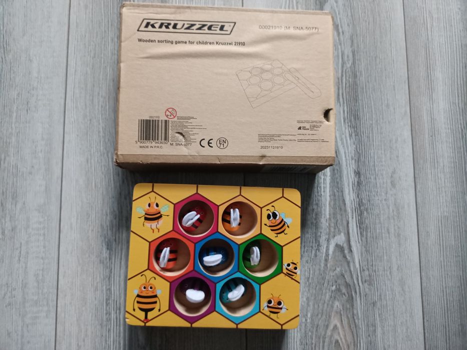 Gra Plaster Miodu Montessori Pracowite Pszczółki KRUZZEL