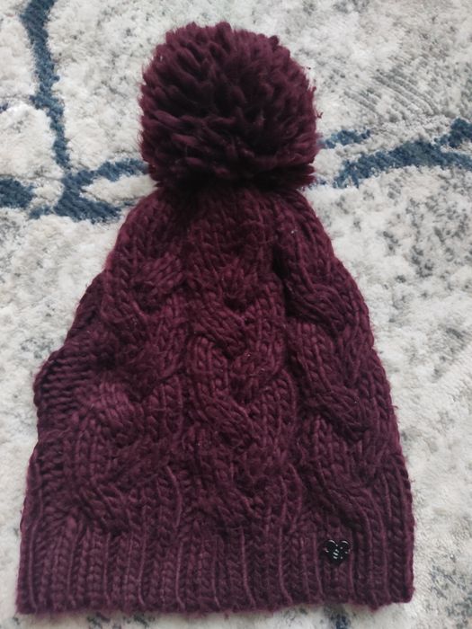 Czapka zimowa kolor bordo
