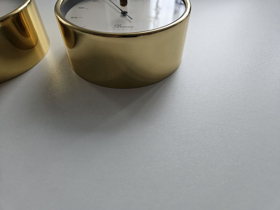 Barometr okrętowy Devina termometr mosiężny