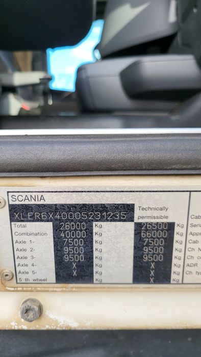 Scania 6x4 R420 Highline euro5   66t dmc sprowadzona