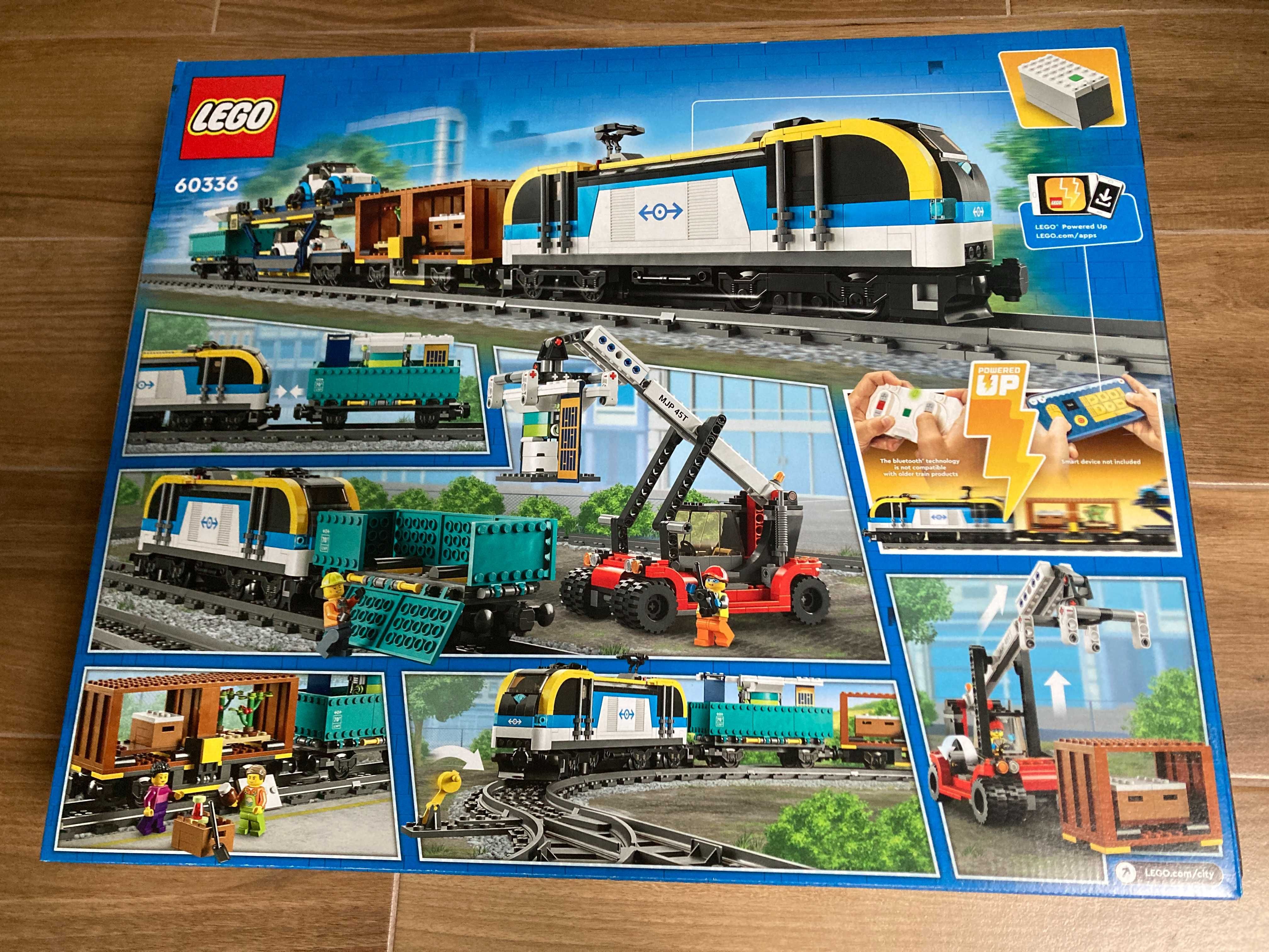 LEGO 60336 City Pociąg towarowy, Nowy, Aktualne Dostępne do Odbióru