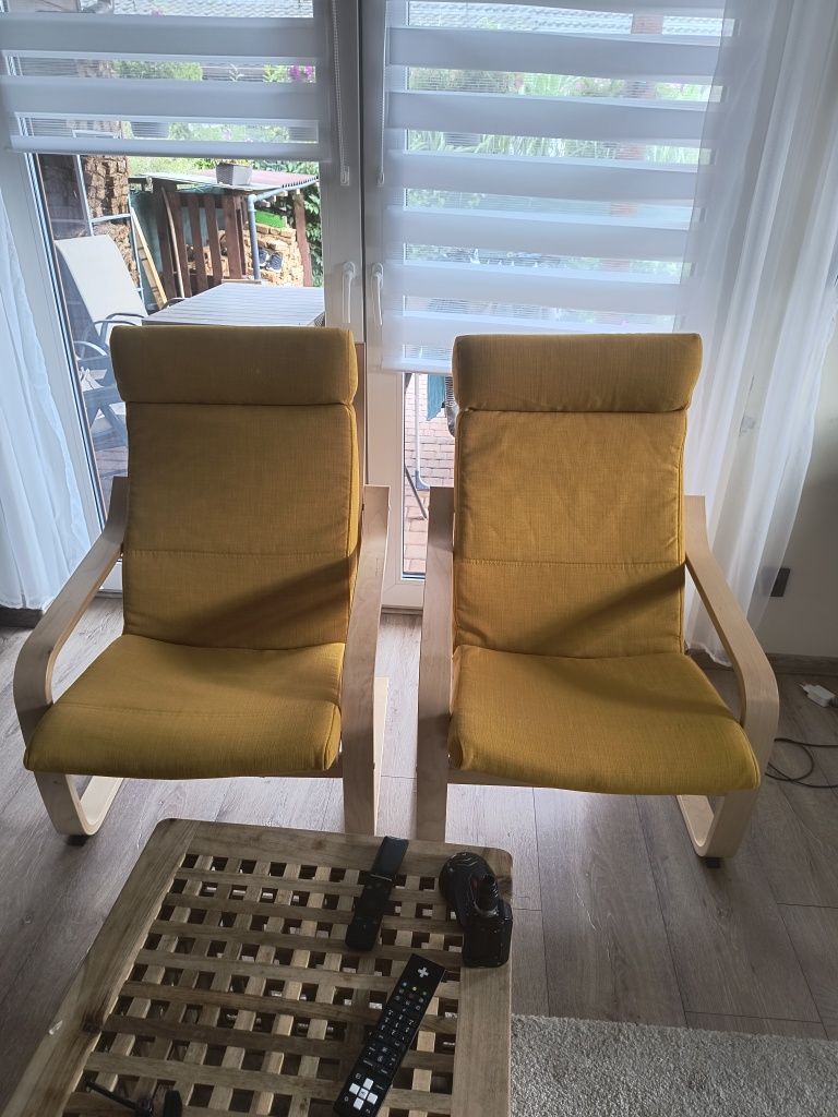Dwa fotele Ikea Poang