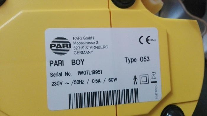 PARI Junior BOY-S inhalator pneumatyczny,kompresorowy-nebulizator