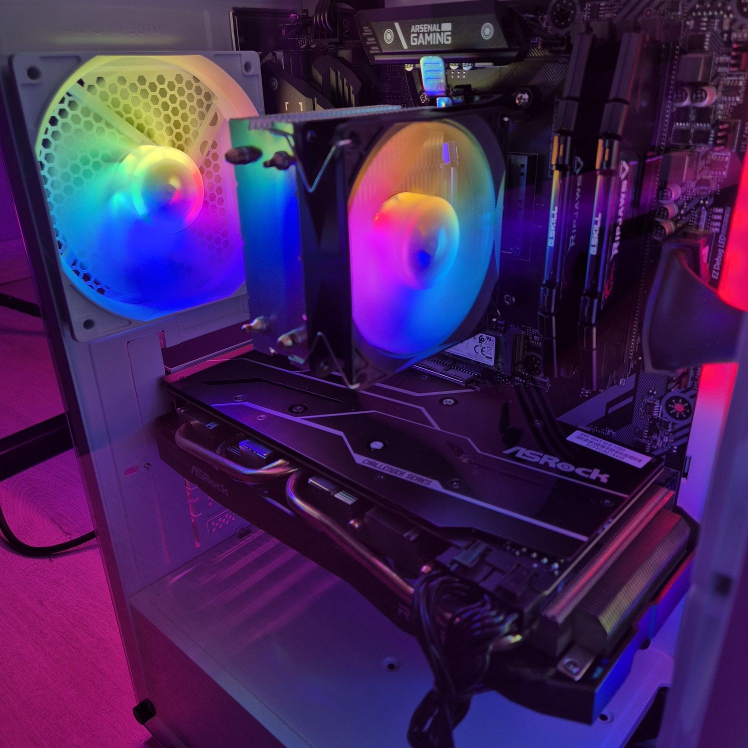 Komputer RX6700XT/R5 5500/Gamingowy/RGB 16GB ram ddr4 Windows 10pro