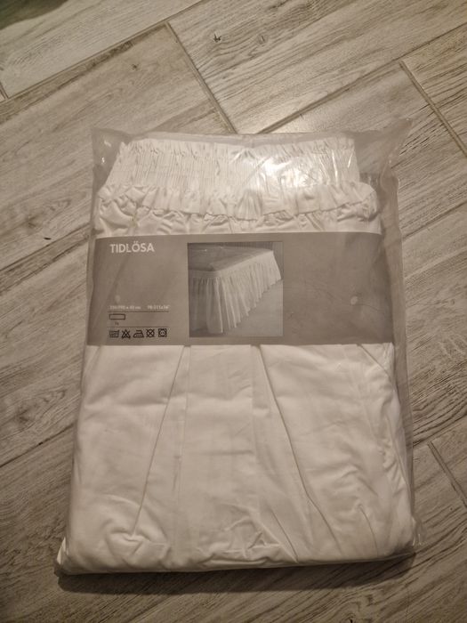 TIDLOSA falbana maskująca do materaca łóżka