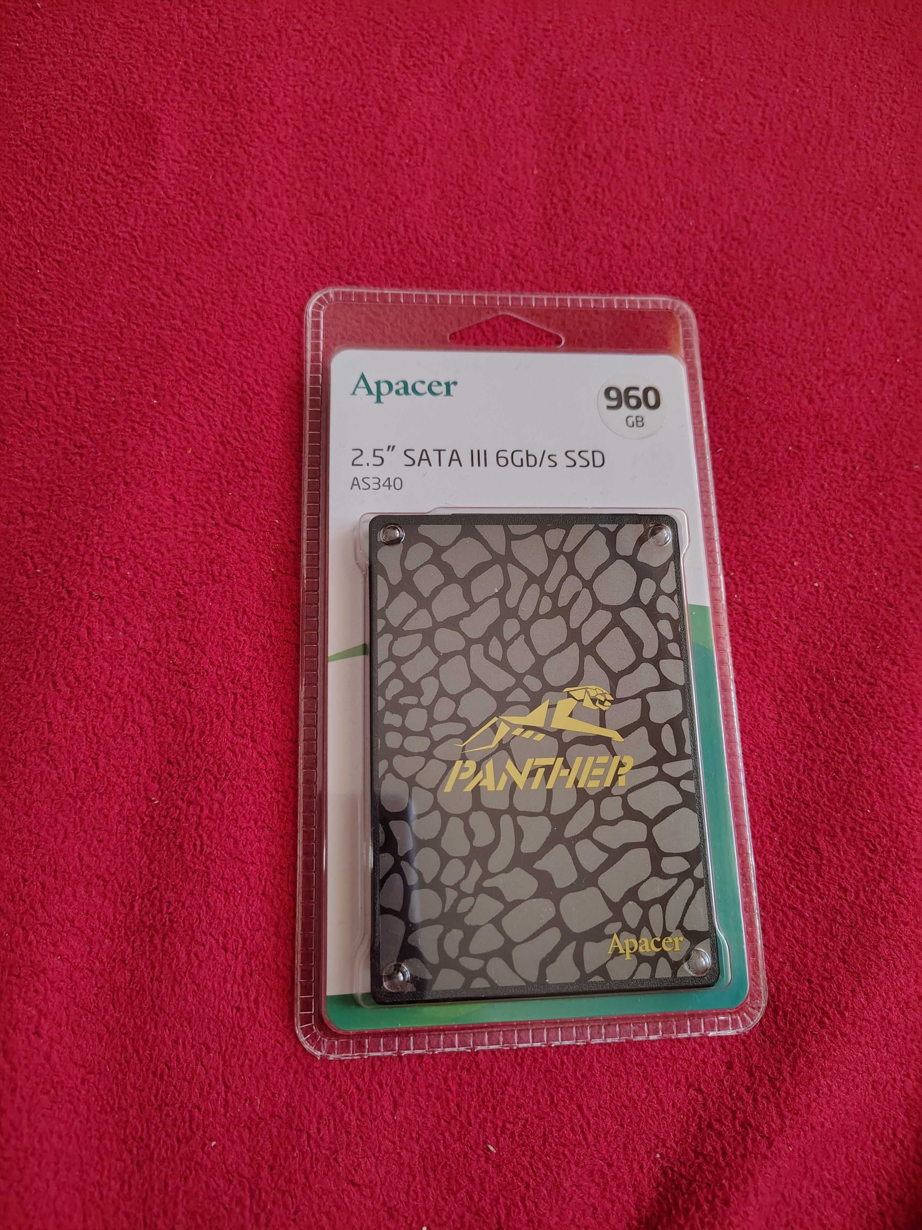 SSD Apacer AS340X, 960 ГБ, 2.5