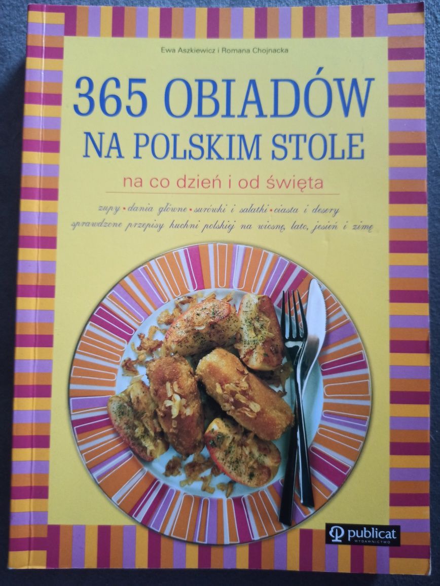 Książka kucharska 365 obiadów na polskim stole