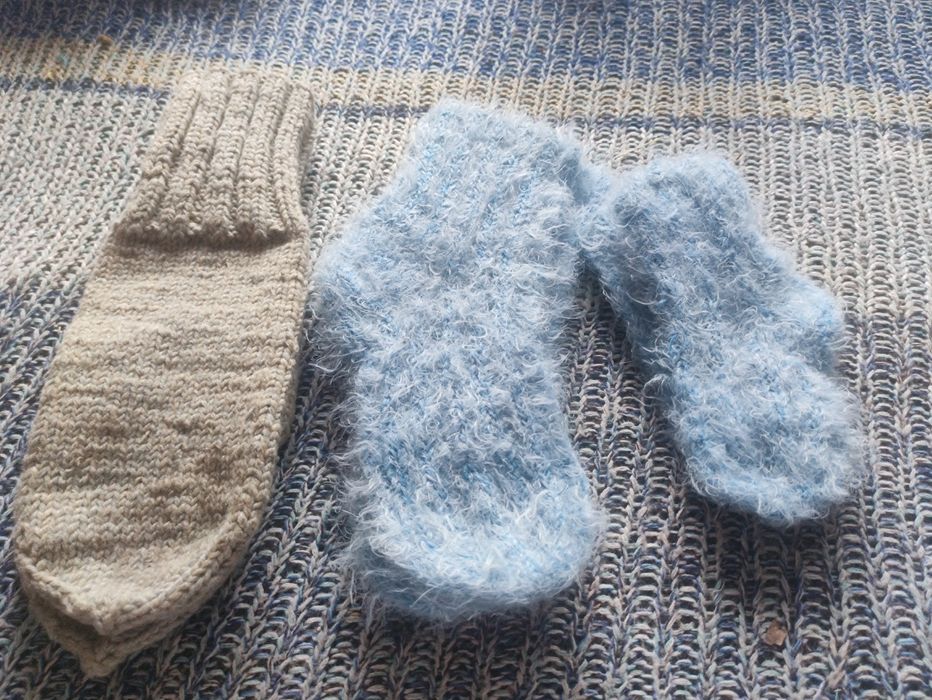 Обмен вязанные носки