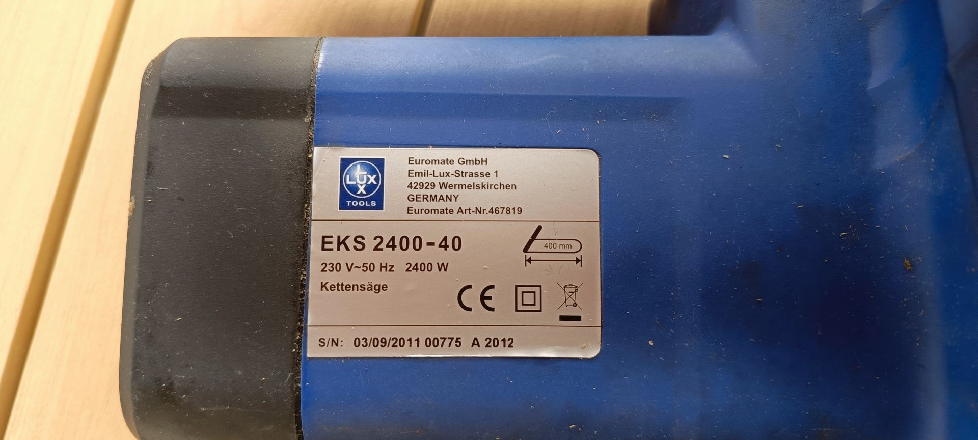 Piła elektryczna LUX - TOOLS 2400W 40cm EKS 2400 - 40