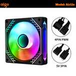 Wentylator AIGO Air12s 4 pin PWM / 3 pin aRGB