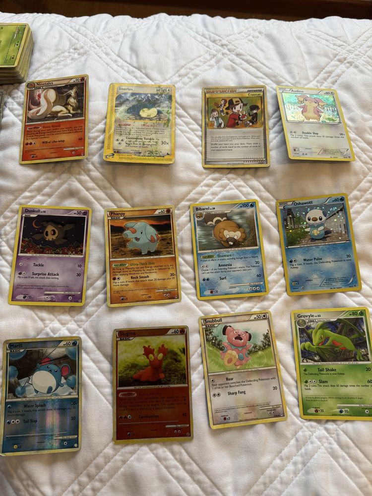 Cartas de Pokemon antigas Verdadeiras
