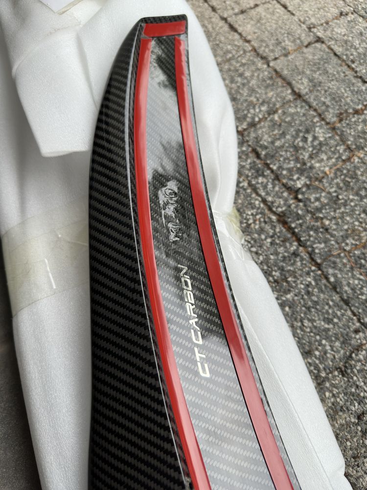 Tylny spoiler Mercedes C Klasa W205 karbonowy CT Carbon czarna lotka