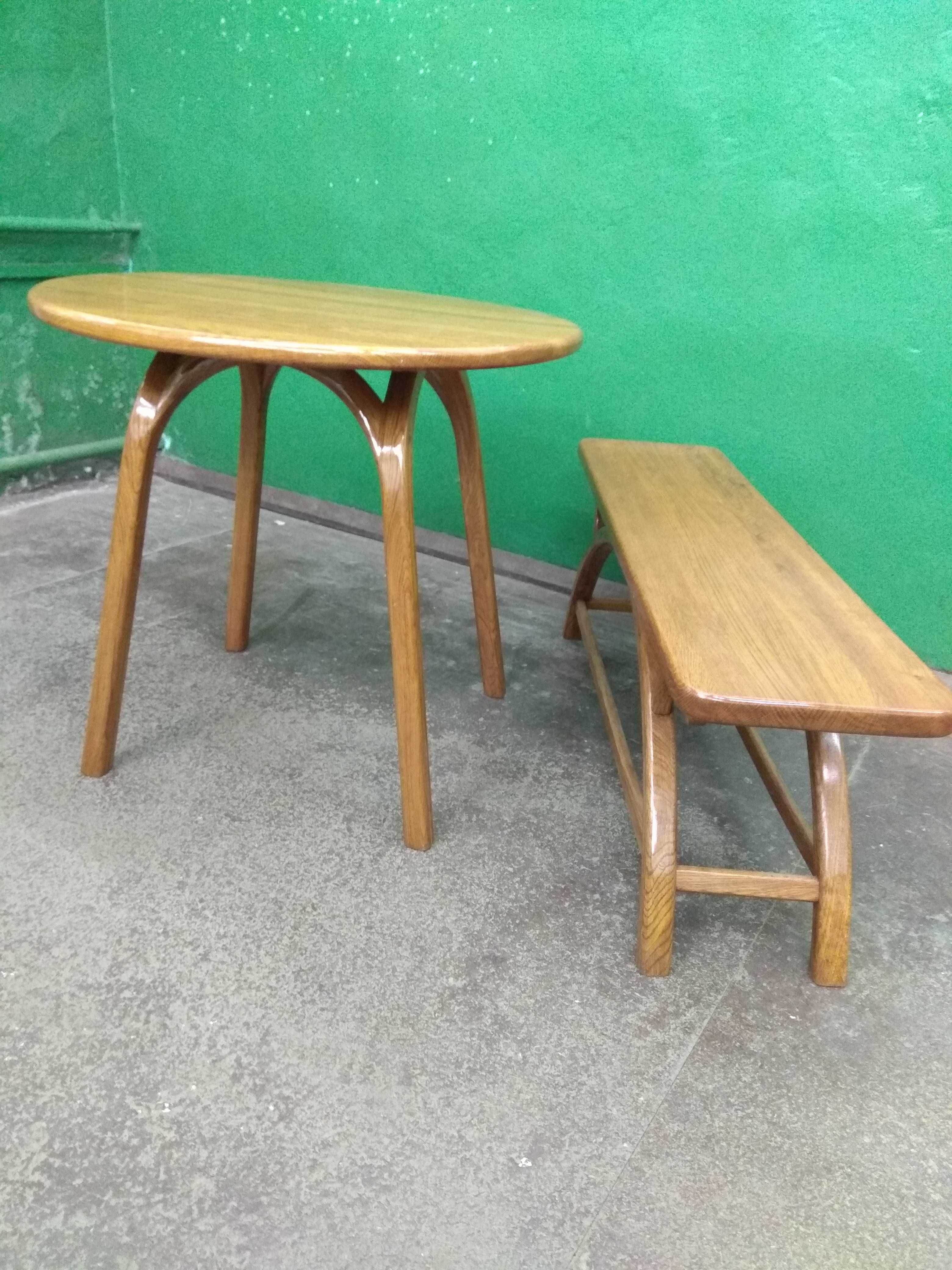 Ручная работа оригинальный стол из красного дуба эксклюзив декор