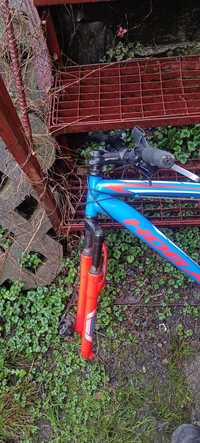 rower niebiesko czerwony