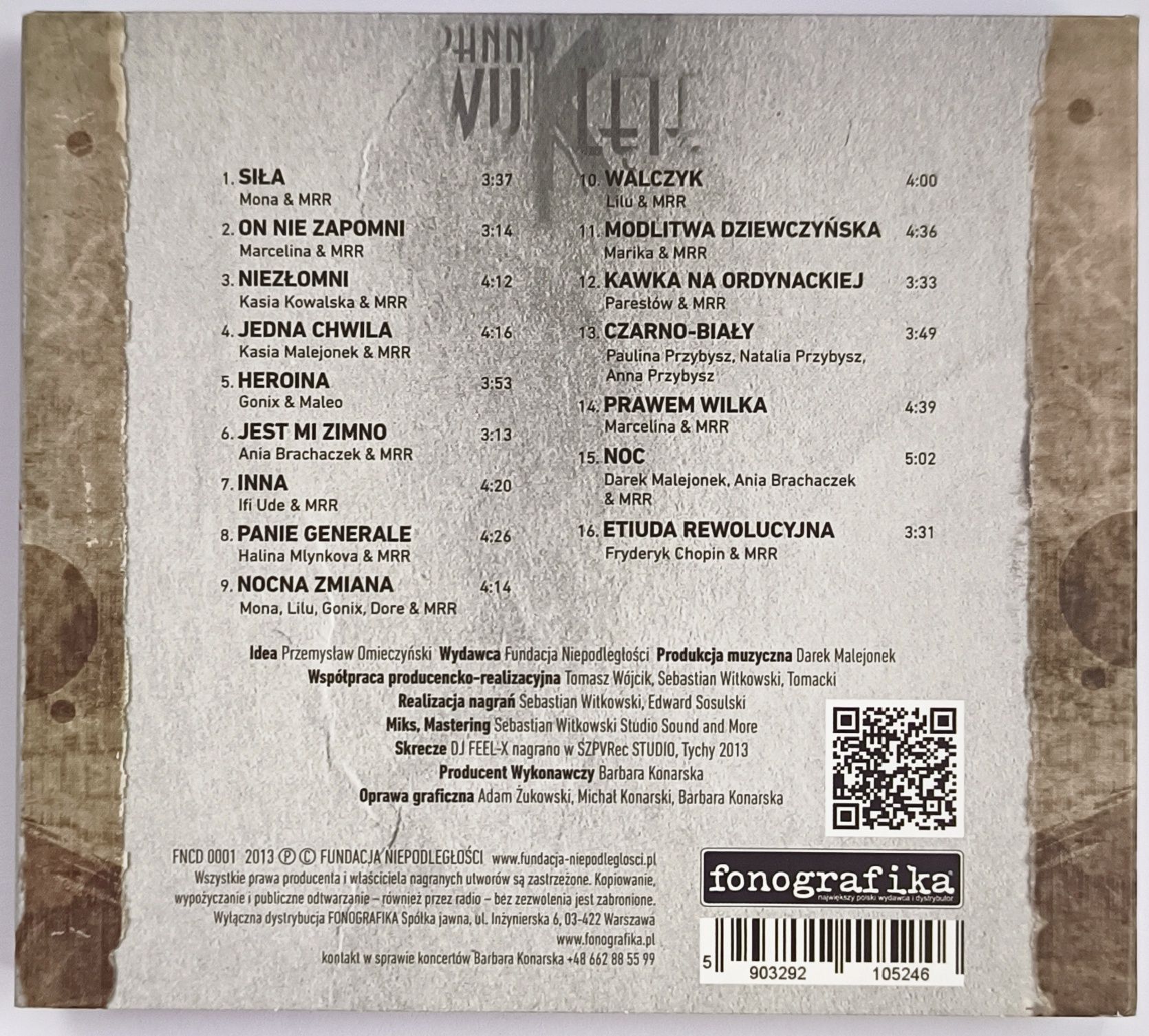 Panny Wyklęte 2CD 2013r Małego Reggae Records Kasia Kowalska Marika