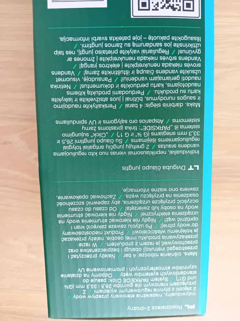 Sprzedam rozgałęziacz parkside