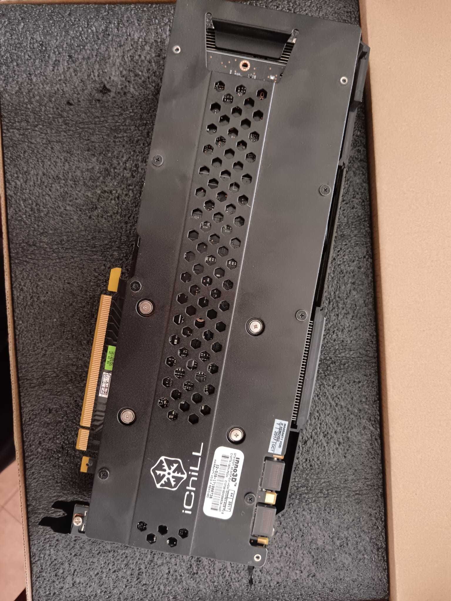 Inno3D GTX 1070 Ti iChill 8GB GDDR5 – Com Caixa & Como Nova