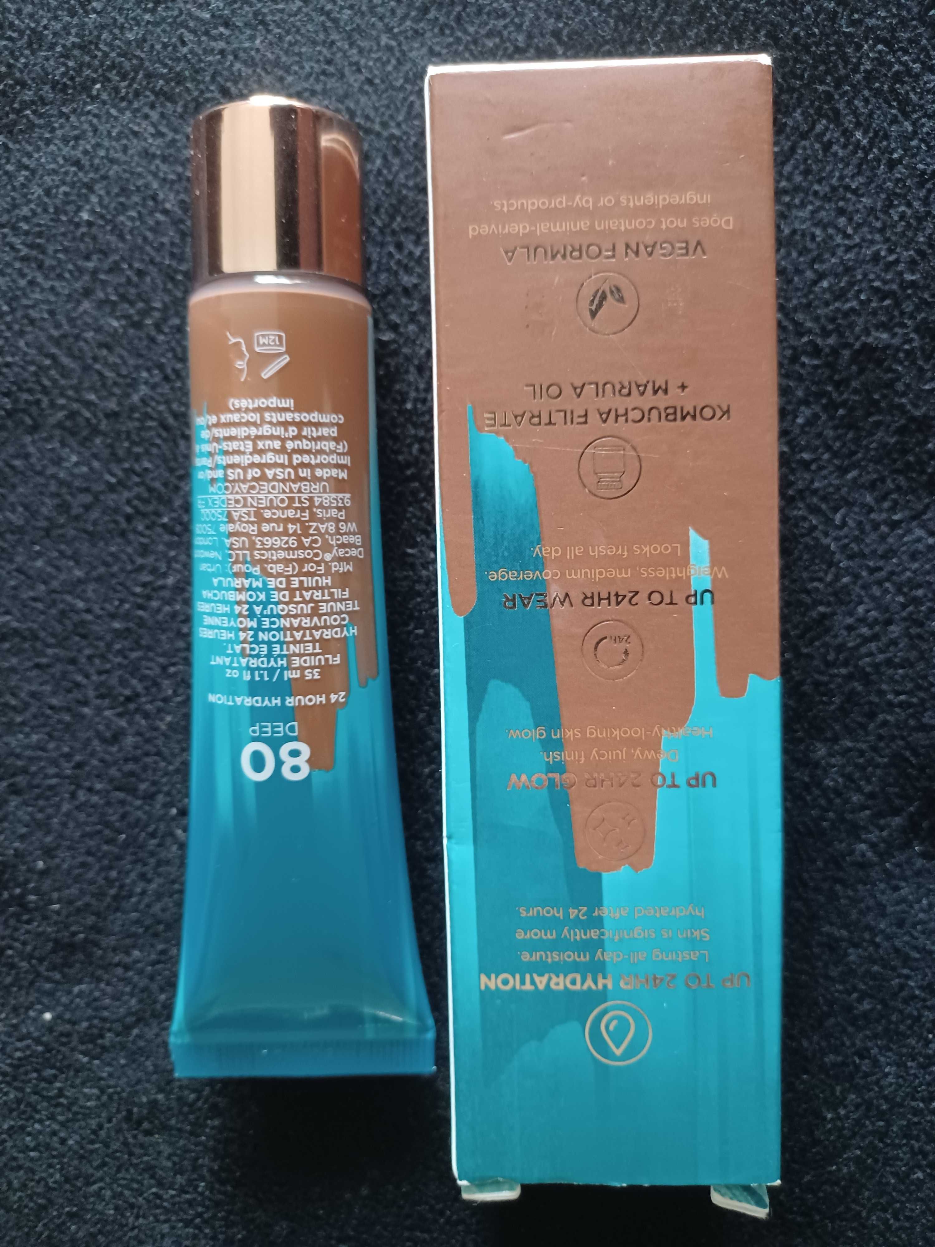 Urban Decay Hydromaniac Tinted Glow Hydrator podkład odcień 80 35 ml