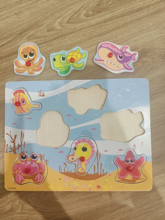 Układanki drewniane dla dzieci