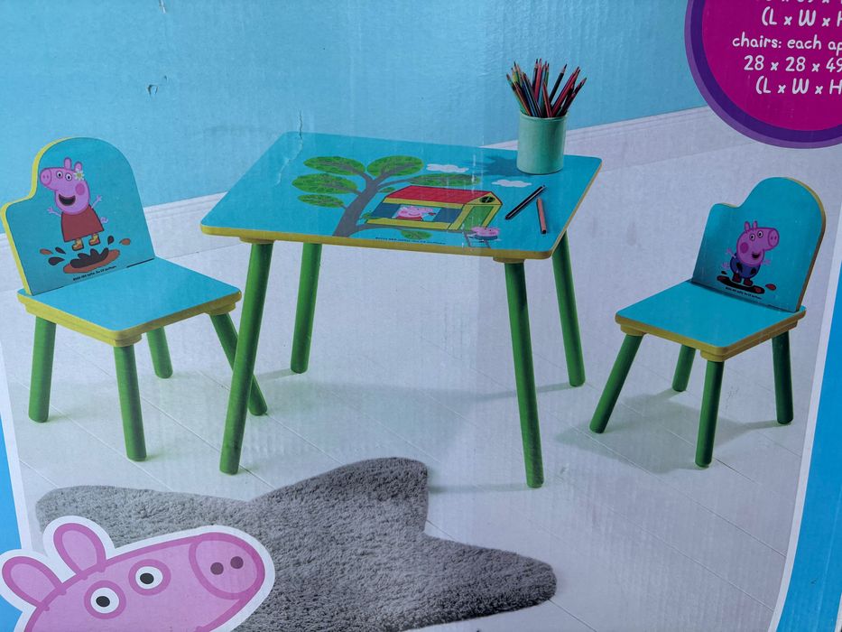 Stolik i krzesełko peppa