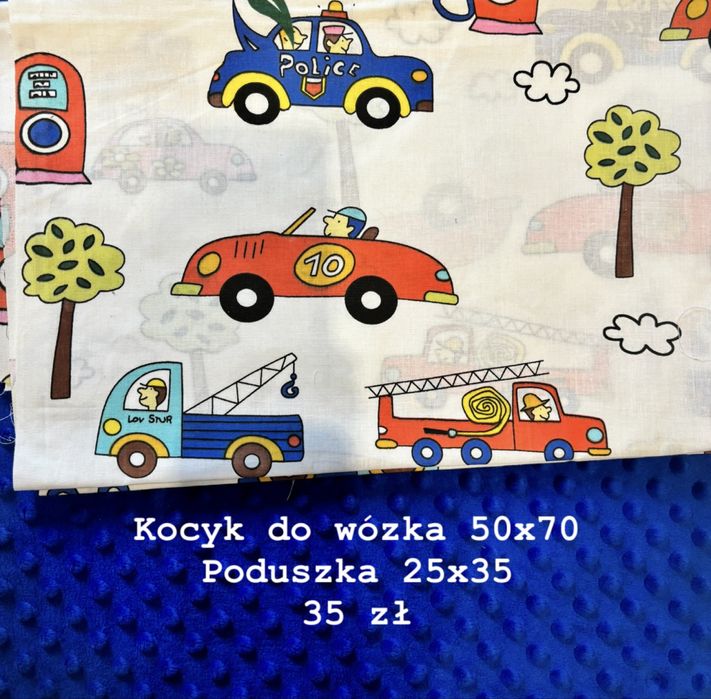 Pościel do gondoli kocyk, poduszka