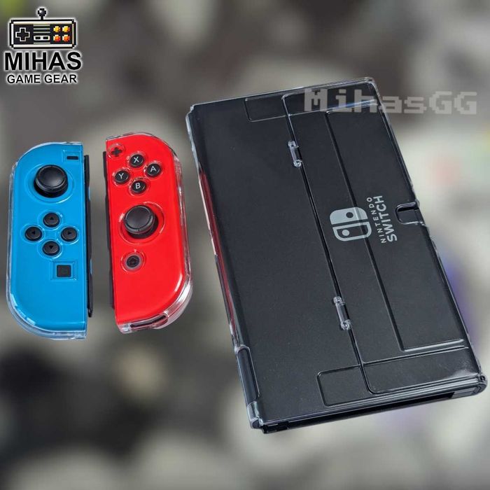 Чохол для Switch v1, v2 / OLED - Прозорий бампер захист корпусу