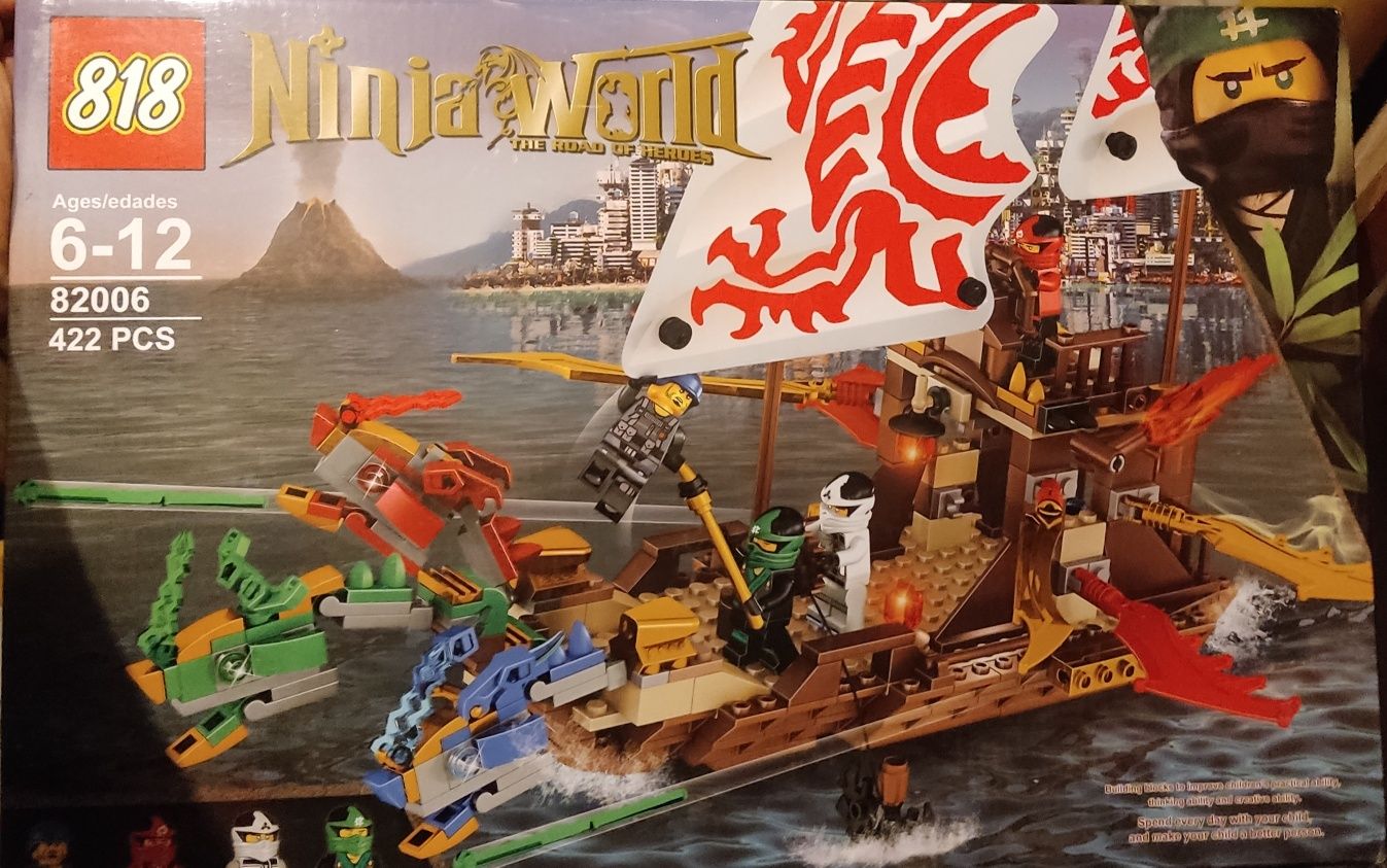 Klocki Ninja Go kompatybilne z LEGO ponad 400 elementów