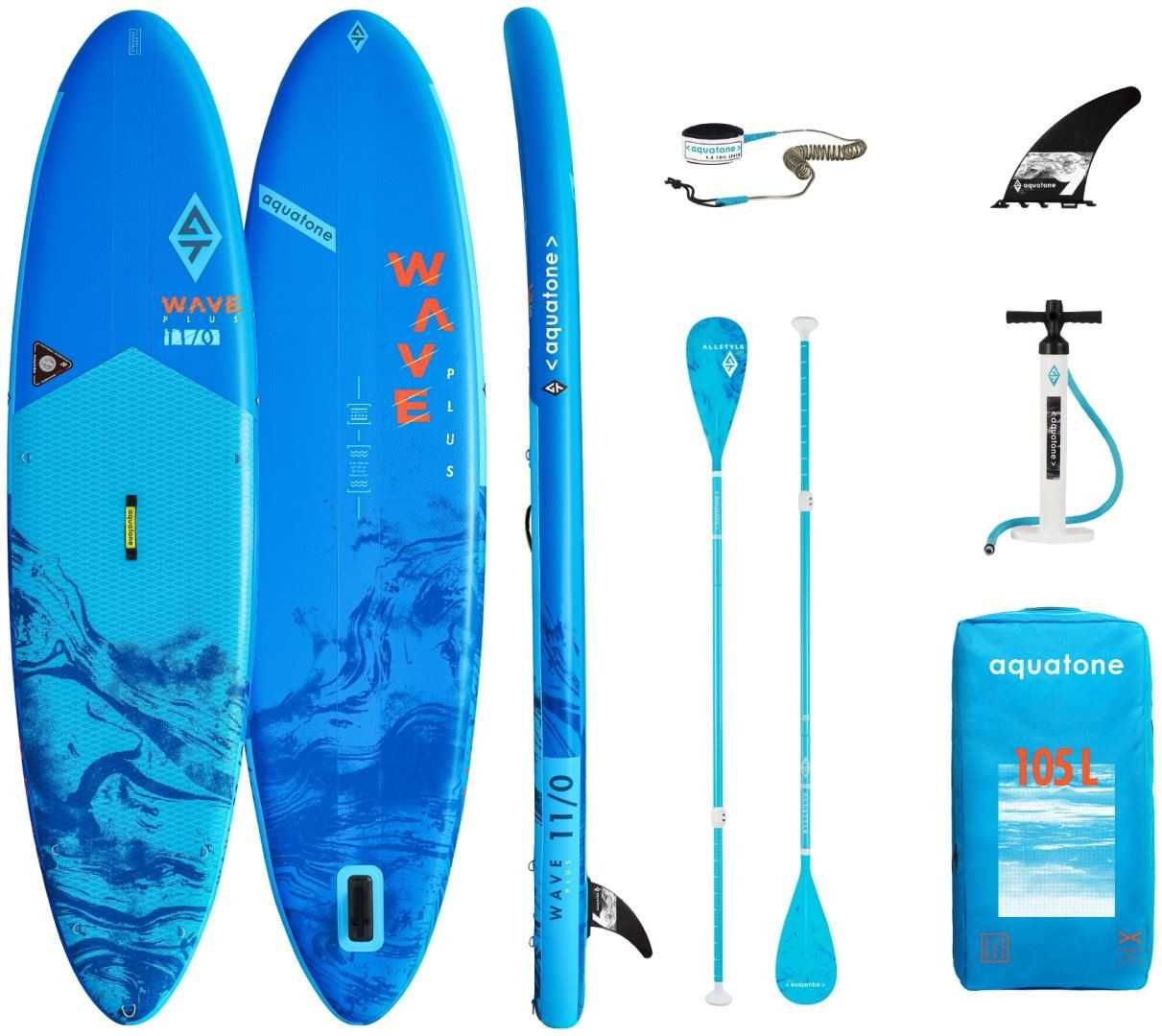 Aquatone Wave Plus 11'0" All-Round SUP Deska Sup pompowana Dowóz 24H
